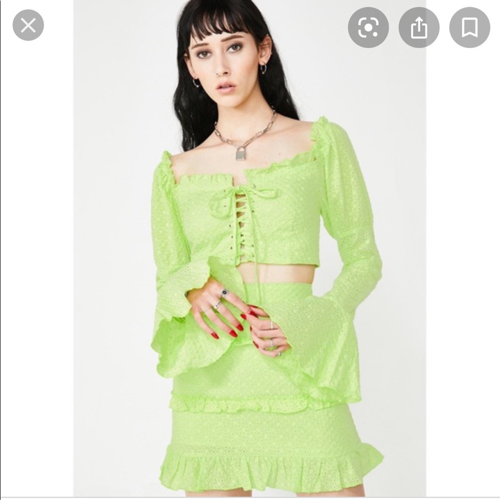 Love & Harmony eyelet skirt set